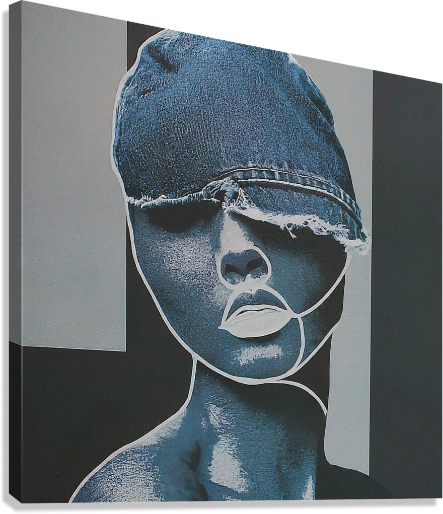 Blue Muse Canvas Print