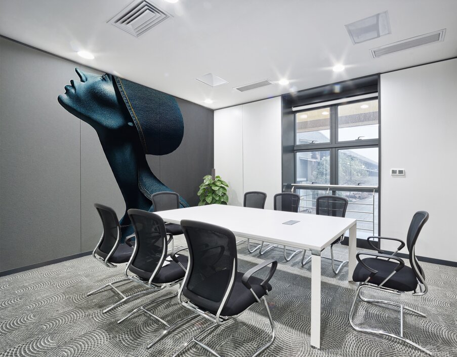 Indigo Beauty Wall Printing